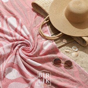 birlik1952 etamin peştemal şal beach towel blossom lale çiçeklenme