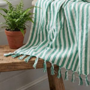birlik1952 peşkir peştemal el havlusu hand towel traditional striped çizgili loom mutfak havlu kitchen whosale kara tezgah benetton green yeşil
