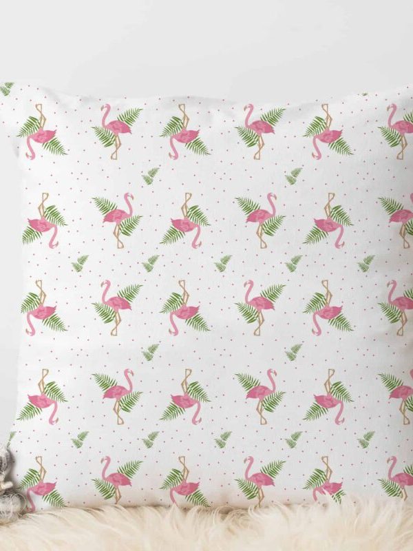 birlik1952 lunanino ipliq bebek yastık kırlent yastık kılıfı flamingo