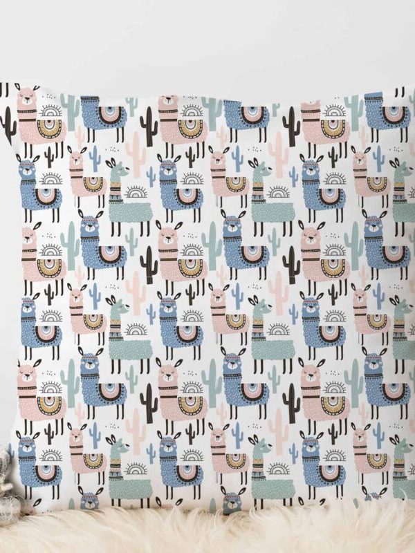 birlik1952 lunanino ipliq bebek yastık kırlent yastık kılıfı lama