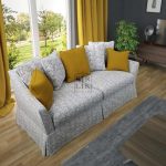 Çok Amaçlı Dekoratif Kumaş Duman Desen Gri - Görsel 3