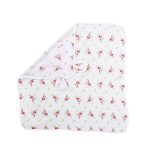 Lunanino Müslin Flamingo Kulaklı Bebek Kundak