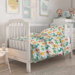 Lunanino Bebek Nevresim Takımı Dinozor | %100 Pamuk