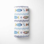 Lunanino Müslin Örtü Seti Marin - Görsel 2