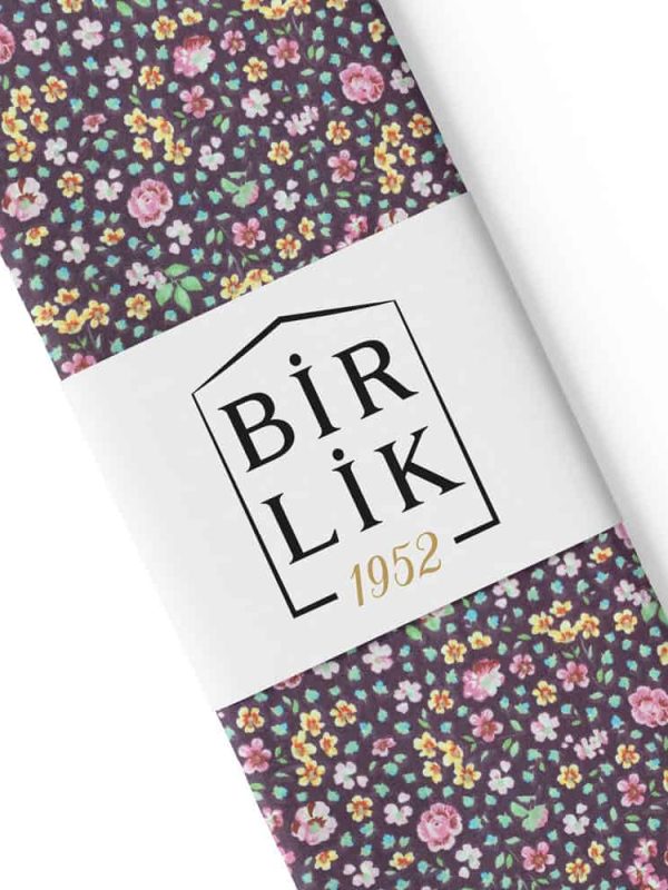 birlik1952 poplin akfil pamuklu nevresimlik kumaş