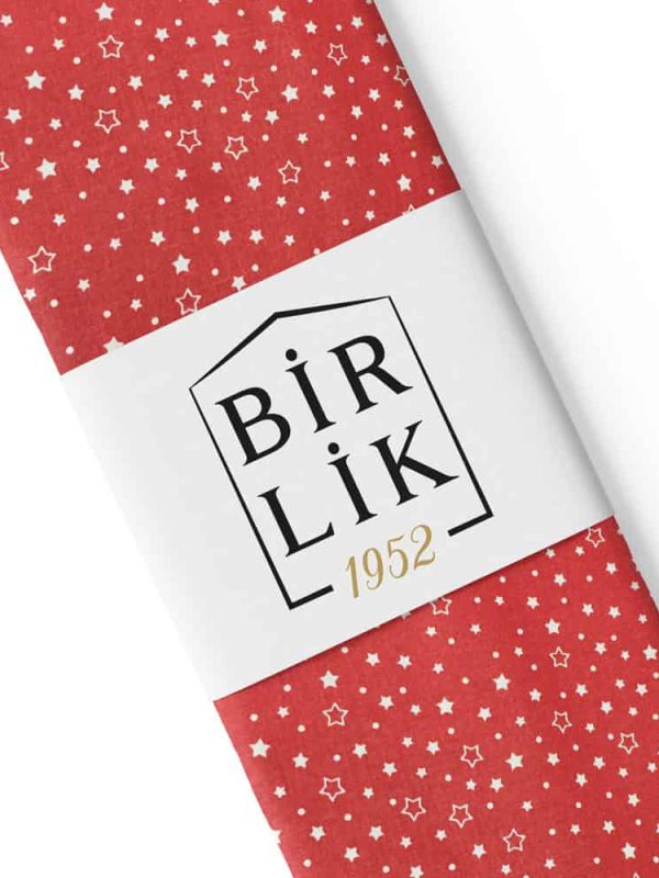 birlik1952 poplin akfil pamuklu nevresimlik kumaş