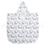 birlik1952 lunanino müslin bebek çocuk panço poncho müslin kumaş fabric muslin double gauze printed lama