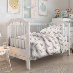 Lunanino Bebek Nevresim Takımı Flamingo |  %100 Pamuk