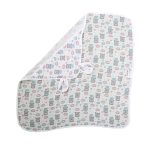 Lunanino Müslin Kral Ayı Kulaklı Bebek Kundak