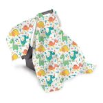 Lunanino Müslin Puset Örtüsü Dinozor