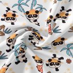 Flanel Pazen Pamuklu Kumaş Panda - Görsel 2