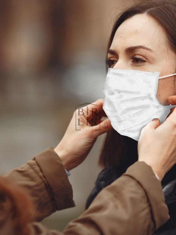 birlik1952 desenli yıkanabilir kumaş maske korona virüs