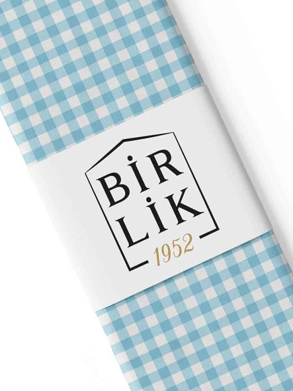 birlik1952 poplin akfil pamuklu nevresimlik kumaş