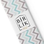 Poplin %100 Pamuklu Kumaş Zigzag Renkli