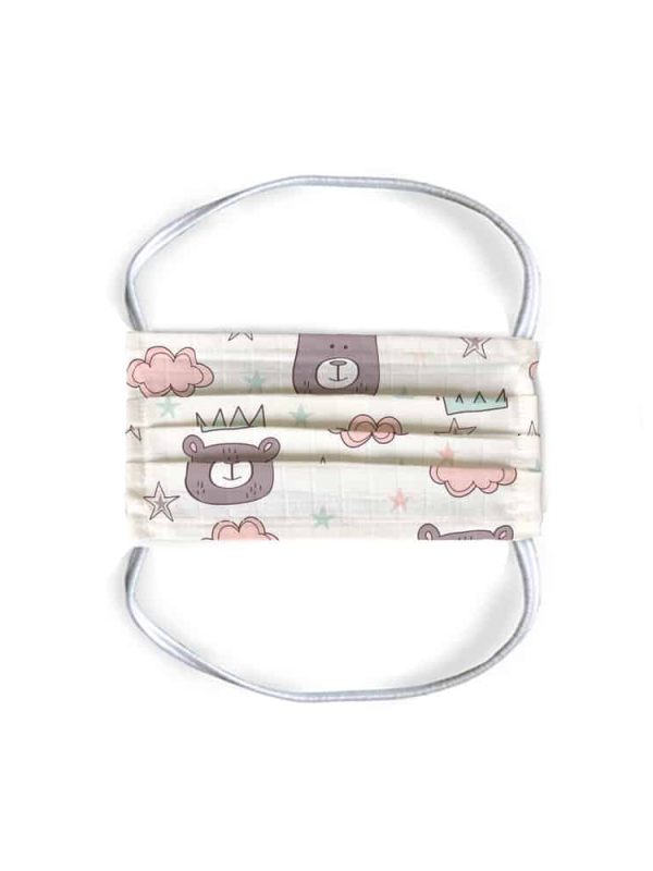 birlik1952 desenli yıkanabilir kumaş maske korona bebek çocuk