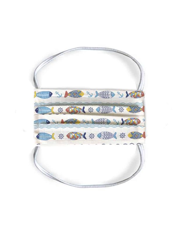 birlik1952 desenli yıkanabilir kumaş maske korona bebek çocuk