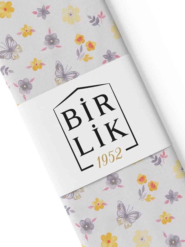 birlik1952 poplin akfil pamuklu nevresimlik kumaş