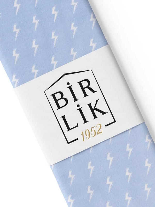 birlik1952 poplin akfil pamuklu nevresimlik kumaş