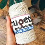 Puppets Pamuklu Makrome El Örgü İpi Ekru - Görsel 3