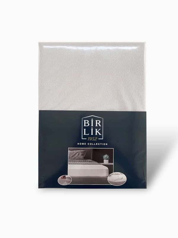 birlik1952 alez yatak koruyucu undersheet undercover sıvı geçirmez waterproof whosale toptan denizli alez mikrofiber microfiber pamuklu kumaş fabric aleze bedproof beyaz