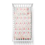 Bebek Nevresim Takımı Sıralı Bulutlar Pembe - Görsel 2