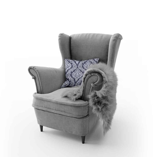 duck kumaş damask lacivert