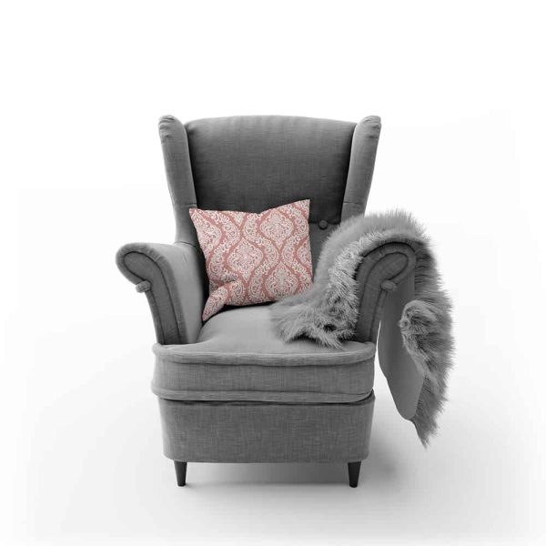 duck kumaş damask pembe