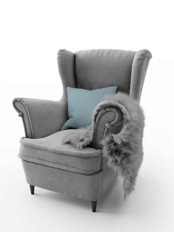 kırlent duck kumaş gök mavi