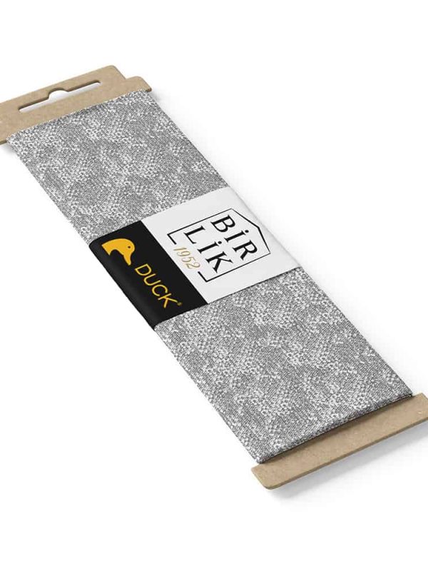 duck kumaş duman desen gri