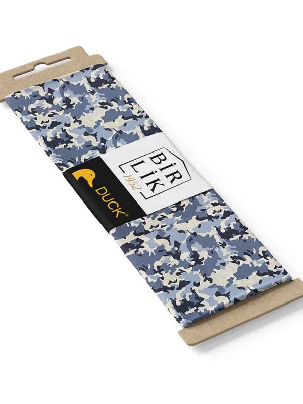 duck kumaş kamuflaj mavi
