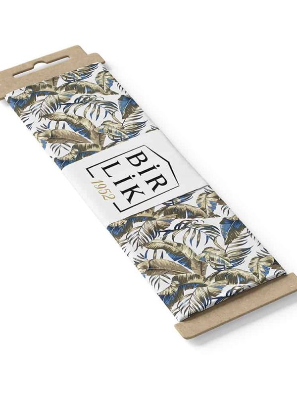 duck kumaş panama ketenitropikal mavi