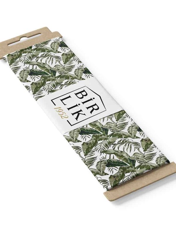 duck kumaş panama keteni tropikal yeşil