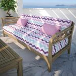 Çok Amaçlı Dekoratif Kumaş Zigzag Desen Siyah - Görsel 2