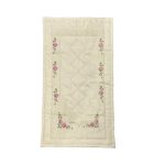 Etuval İşlemeli Etamin Seccade Krem