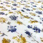 Poplin %100 Pamuklu Kumaş Angel Garden Sarı Küçük - Görsel 2