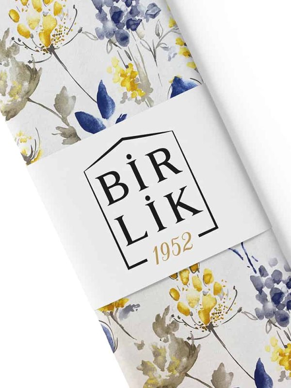 poplin kumaş anger garden sarı