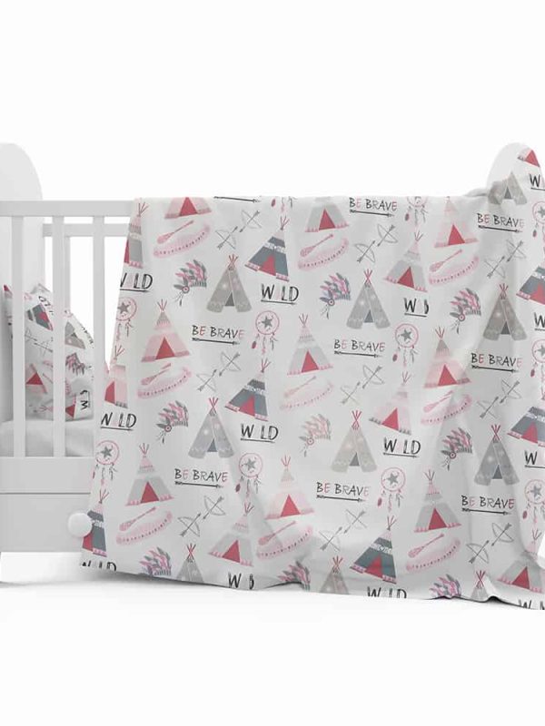 bebek nevresim takımı brave pembe