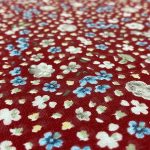 Poplin %100 Pamuklu Kumaş Nevbahar Kiremit - Görsel 2