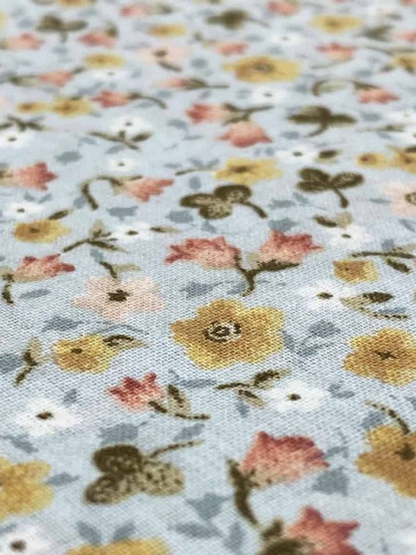 birlik1952 poplin akfil pamuklu nevresimlik kumaş