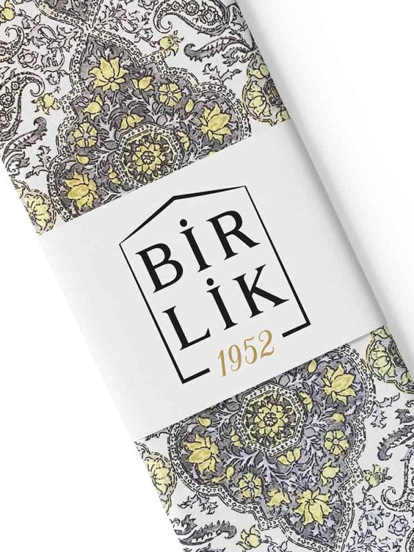 poplin kumaş şal desen sarı