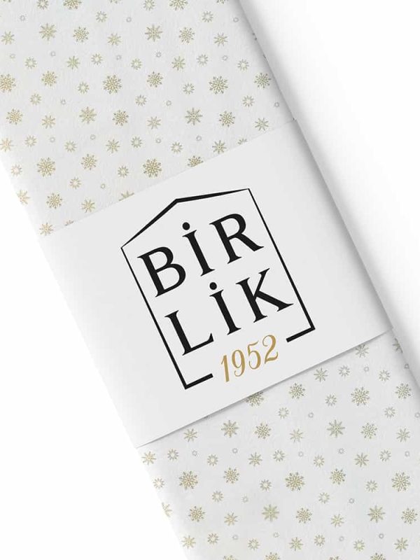 poplin kumaş kar tanesi sarı