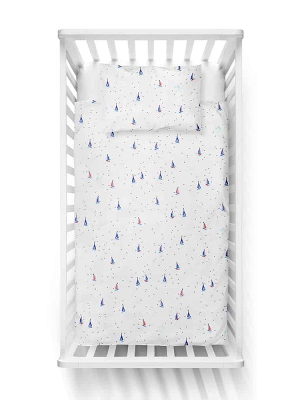 bebek nevresim takımı gemi desen