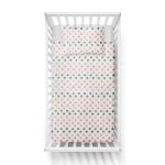 Poplin %100 Pamuklu Kumaş Yıldız Geçidi Pembe - Görsel 2