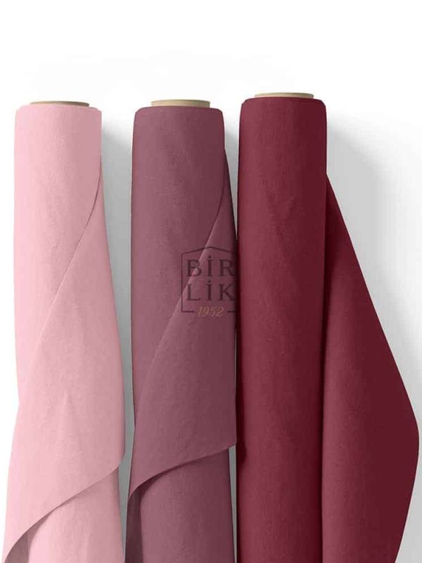 terikoton kumaş vişne çürüğü lavanta pembe