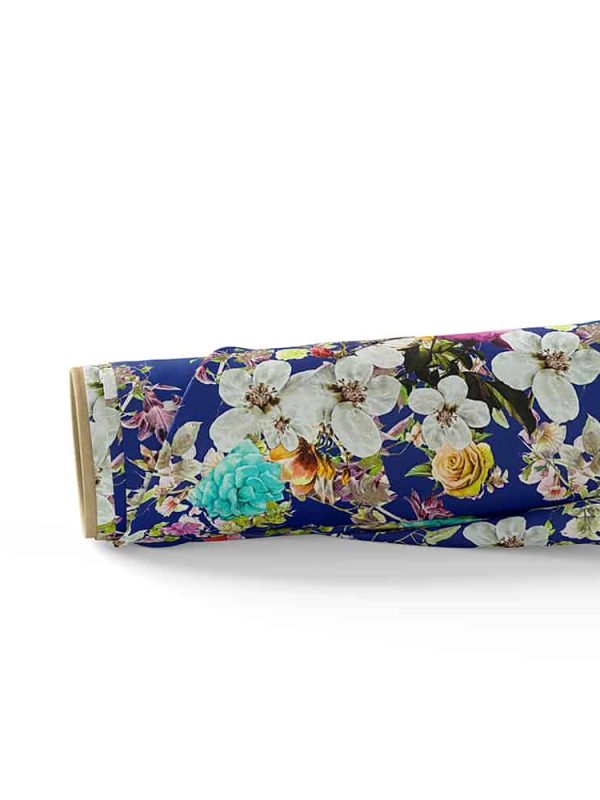 emprime viskon kumaş elbiselik