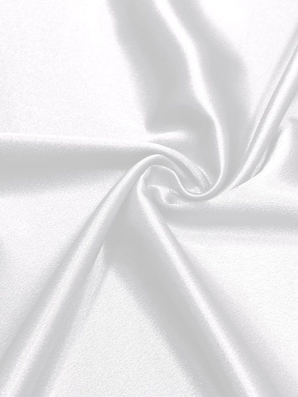 anver şanel saten kumaş beyaz