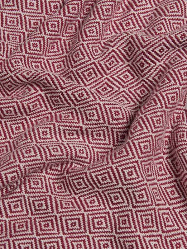 elmas desen peştemal kırmızı