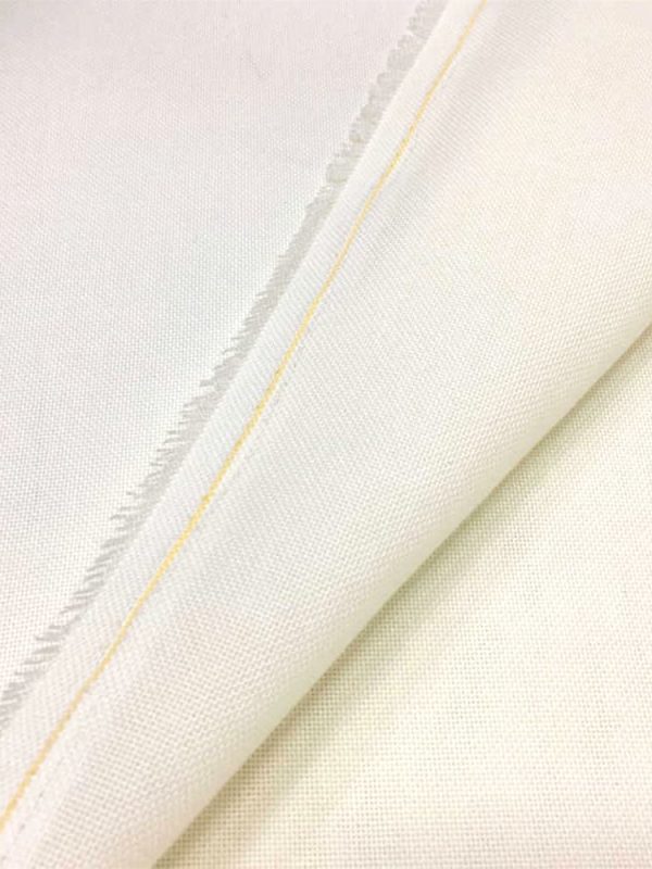 etuval nazende nakışlık keten kumaş beyaz