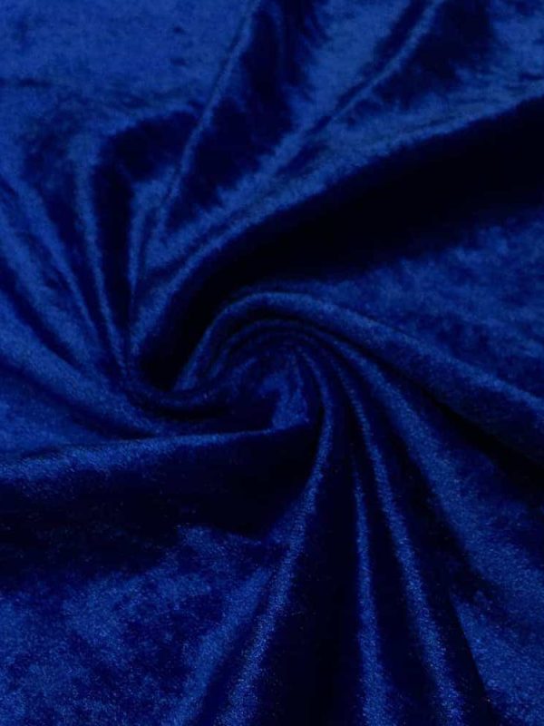kadife kumaş saks mavi