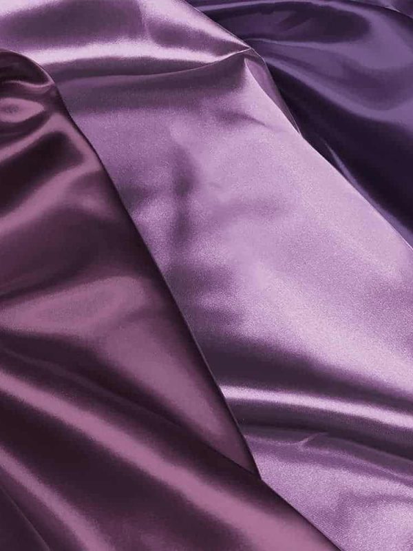 kristal parlak pamuk saten lavanta